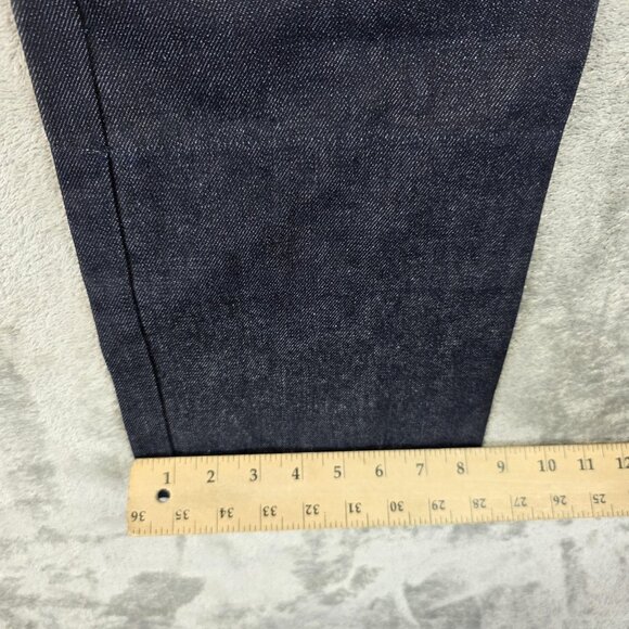 Loewe Jeans Womens 38 Blue Denim Straight Leg Made in Italy Button Fly Designer - Picture 8 of 14